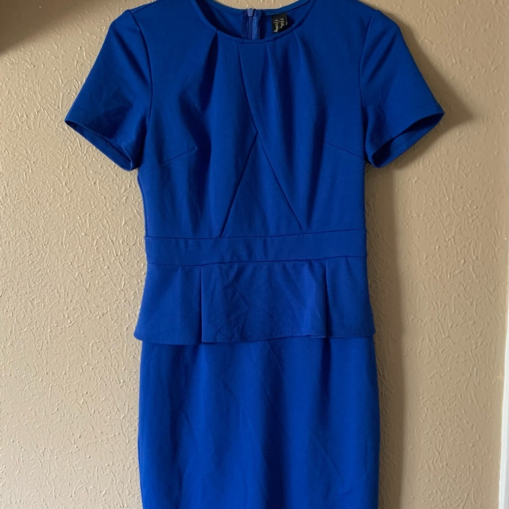 Royal blue dress